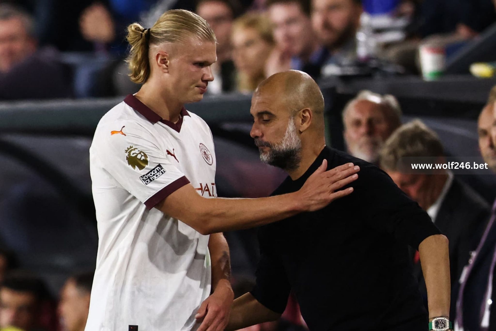 wolf246.co សារព័ត៌មាន​ធំៗ​ជា​ច្រើន​ថា ខ្សែ​ប្រយុទ្ធ Erling Haaland អាច​នឹង​ចេញ​ពី​ Manchester City