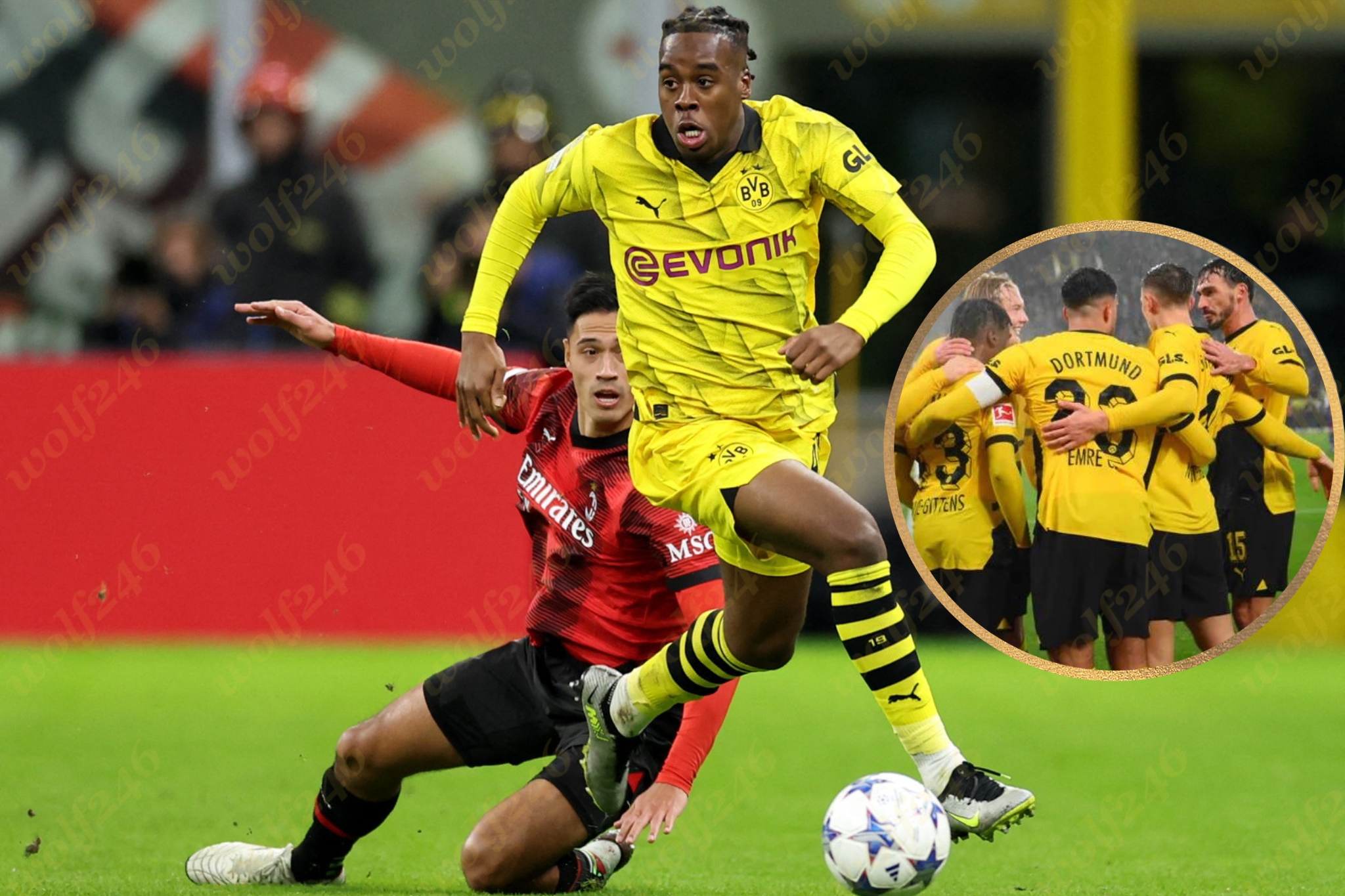 wolf246.co Borussia Dortmund បានឡើងដល់វគ្គ 16 ក្រុមចុងក្រោយនៃក្របខ័ណ្ឌ Champions League