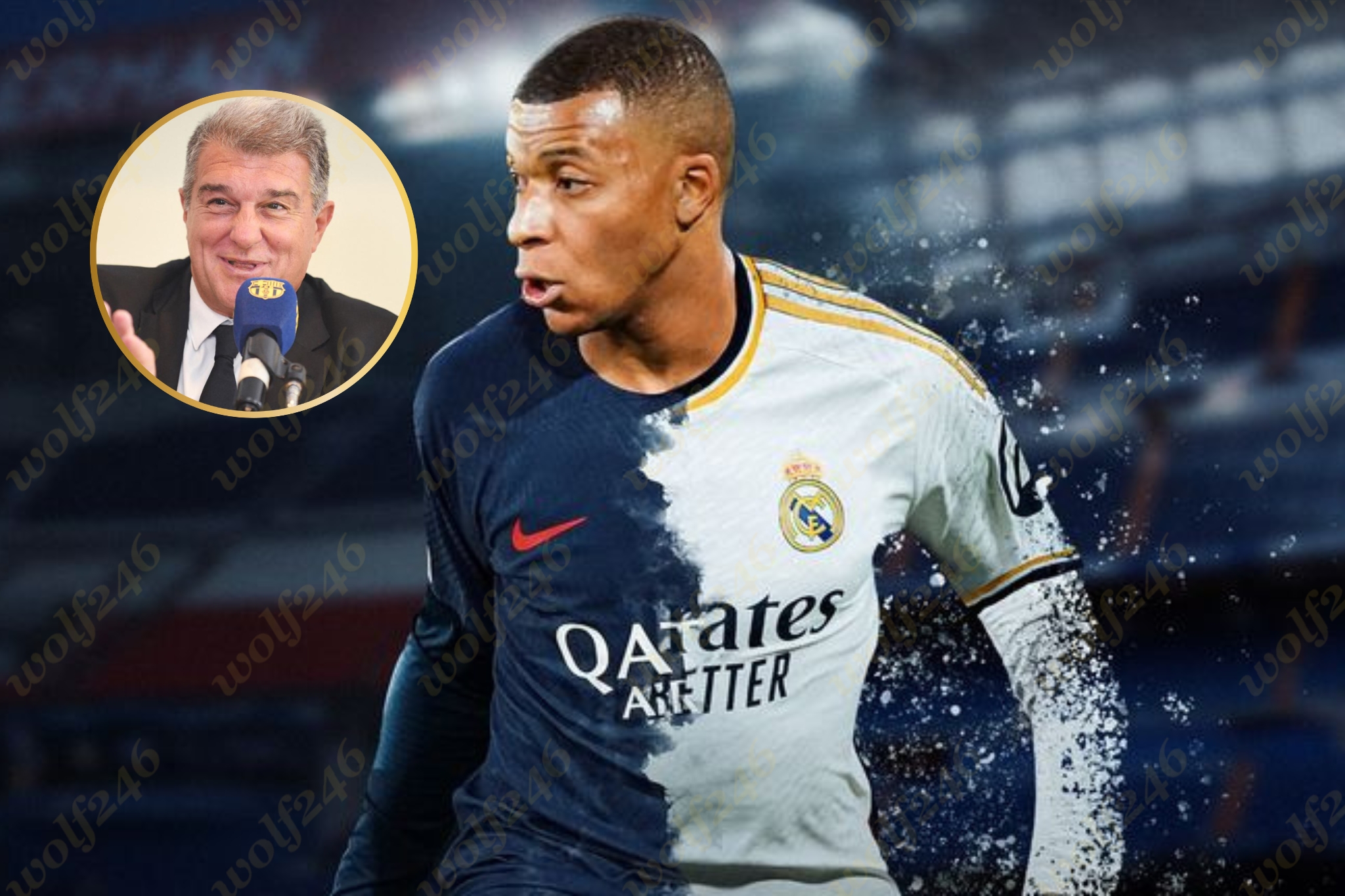 wolf246.co មេធំ Laporta ថា Real Madrid អាចមានបញ្ហាបើនាំយក Mbappe ចូលក្រុម ដោយសារតែ…