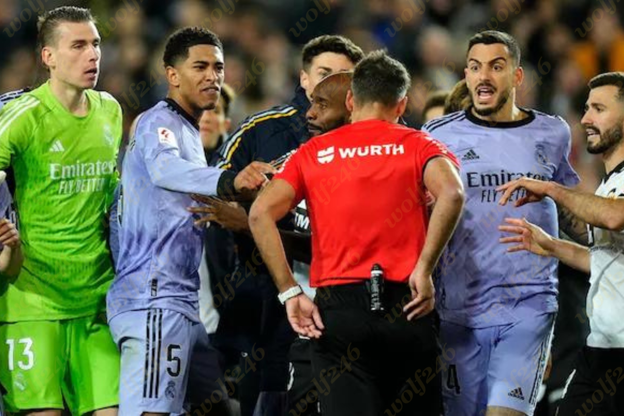 wolf246.co Bellingham ខកខានពីរប្រកួត ក្រោយទទួលបានកាតក្រហមថ្ងៃប្រកួតទល់ Valencia