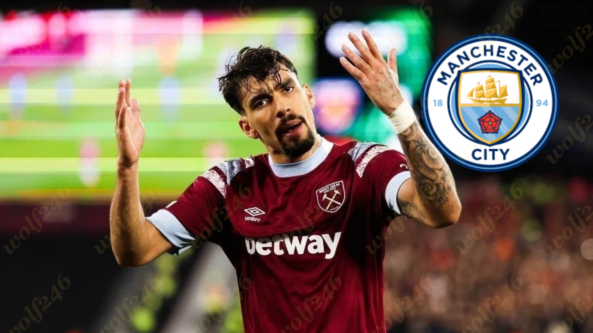 wolf246.co មេឃខៀវ Man City បានយល់ព្រមលក្ខខណ្ឌផ្ទាល់ខ្លួនជាមួយខ្សែបម្រើ West Ham មួយរូបនេះ