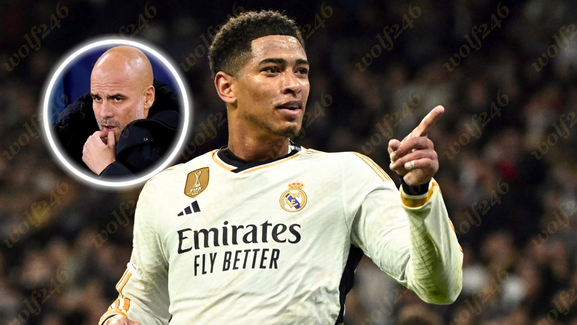 wolf246.co Pep Guardiola កោតសរសើរ Bellingham ថាជាកីឡាករអស្ចារ្យប្លែកខុសពីកីឡាករដទៃទៀត