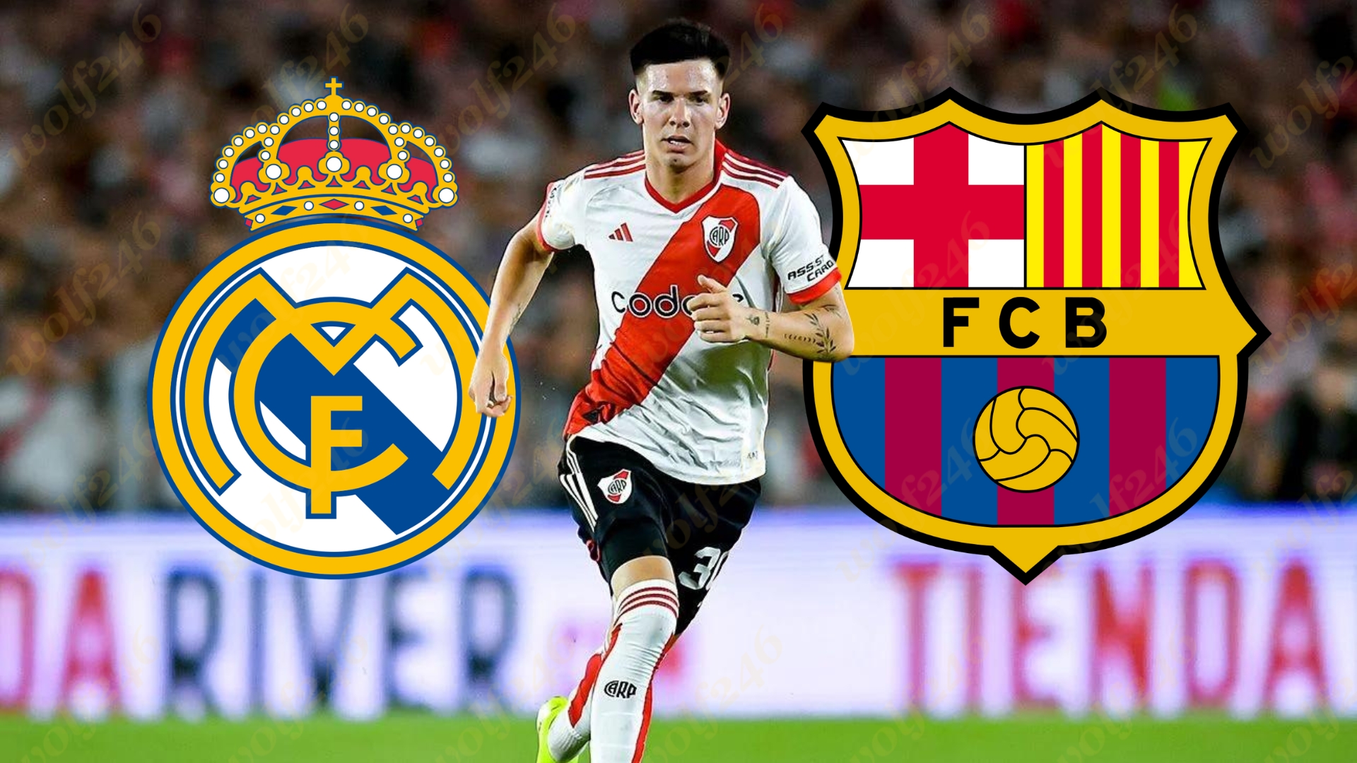 wolf246.co Real Madrid និង Barcelona កំពុងប្រជែងគ្នាយកកីឡាករឆ្នើមវ័យក្មេងរូបនេះពីក្លឹប River Plate