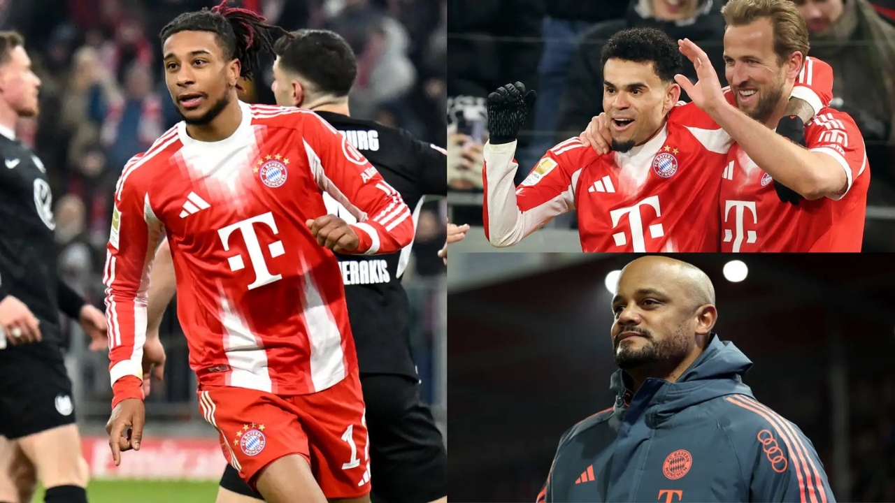 wolf246.co Harry Kane ស៊ុតគ្រាប់បាល់ប្រជែង “Goal of the Season” ខណៈ Michael Olise ដ៏អស្ចារ្យនៅ Bundesliga បំបាក់ Wolfsburg ដល់ទៅ ៨ គ្រាប់